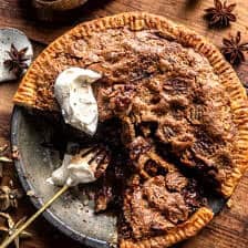 Brown Sugar Maple Pecan Cookie Pie | halfbakedharvest.com