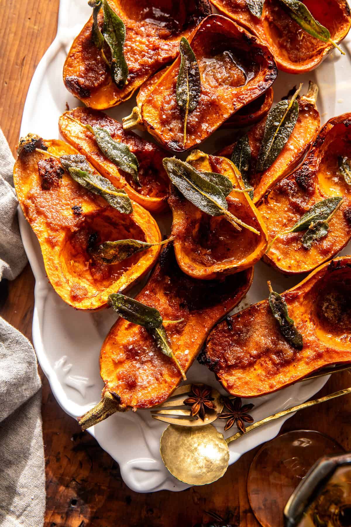 Brown Sugar Roasted Honeynut Squash | halfbakedharvest.com