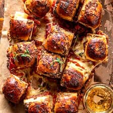 Crispy Prosciutto and Cheese Sliders | halfbakedharvest.com