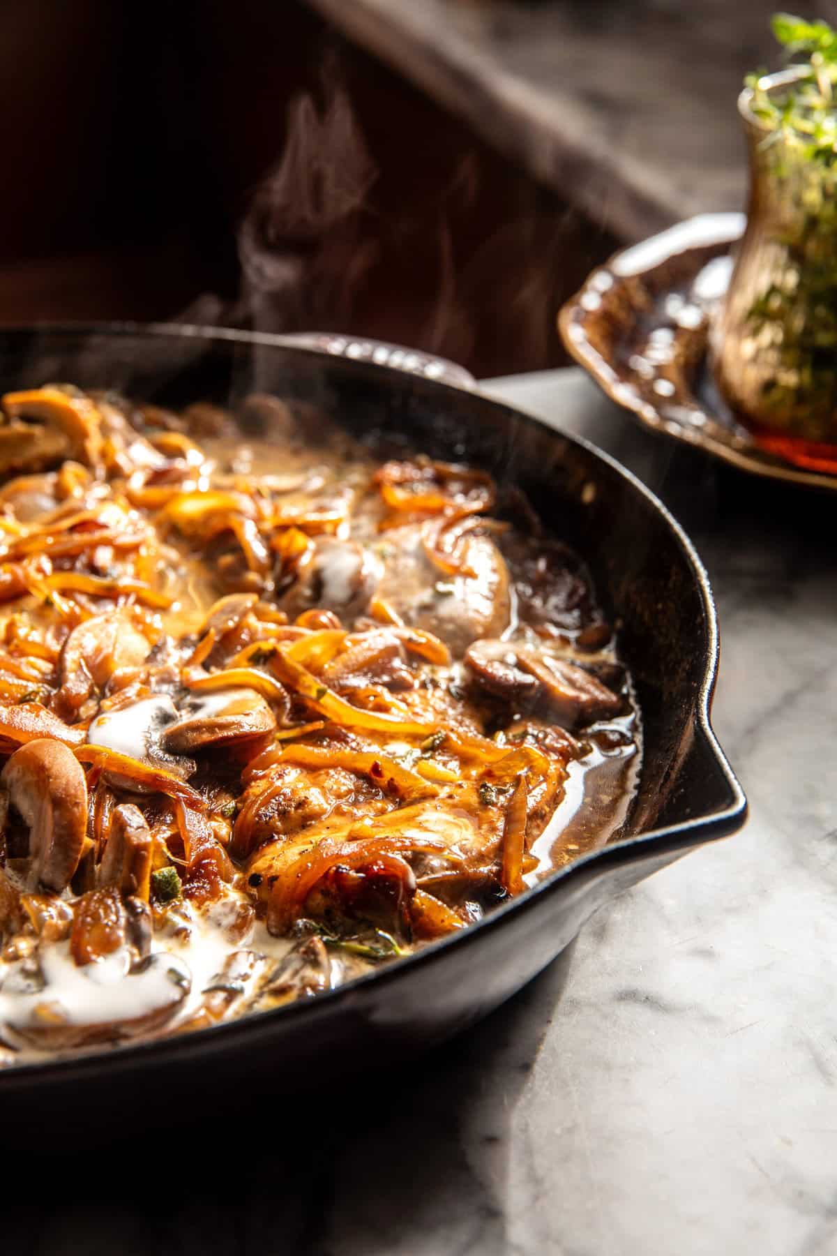 French Onion Smothered Chicken | halfbakedharvest.com