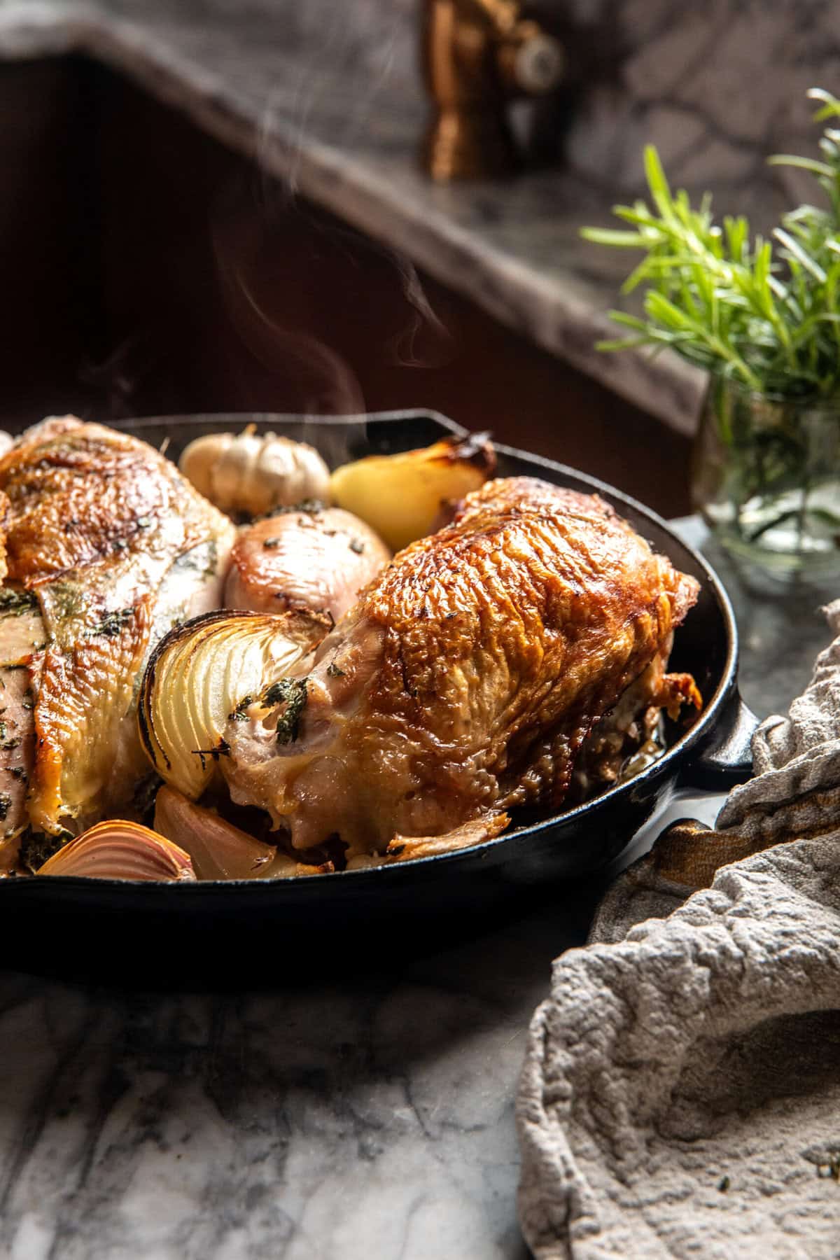 Herb and Butter Roasted Turkey Parts | halfbakedharvest.com
