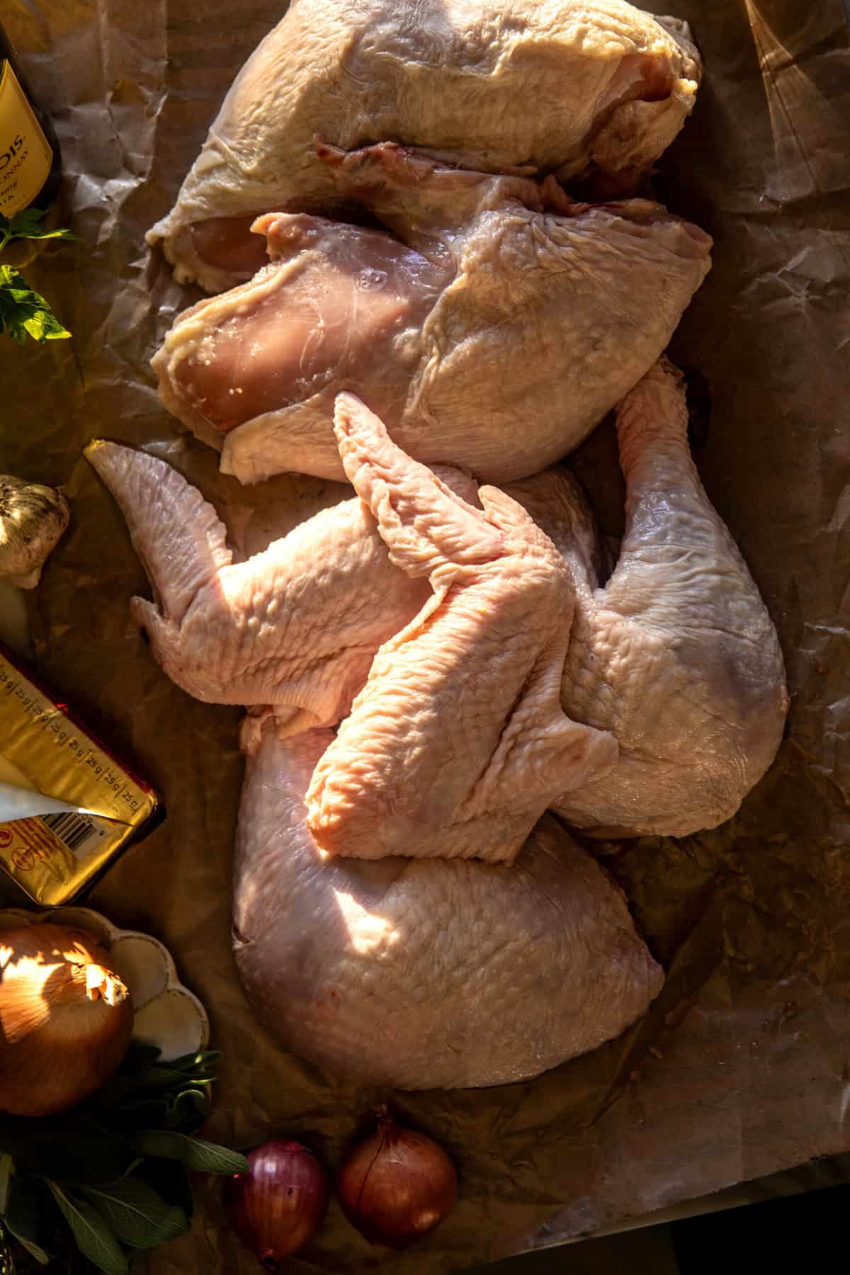Herb and Butter Roasted Turkey Parts | halfbakedharvest.com