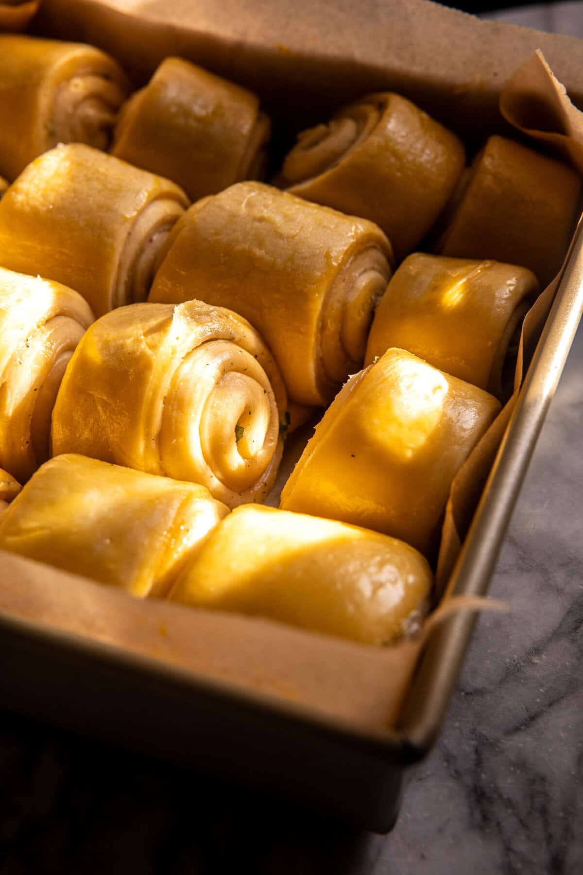 Salted Sage Honey Butter Brioche Rolls | halfbakedharvest.com