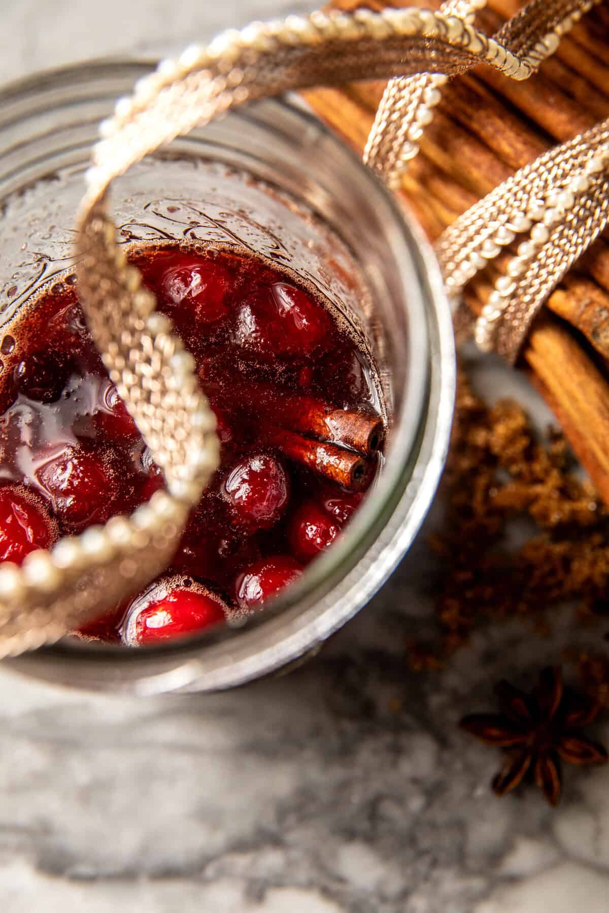 Thanksgiving Cranberry Cobbler Punch | halfbakedharvest.com