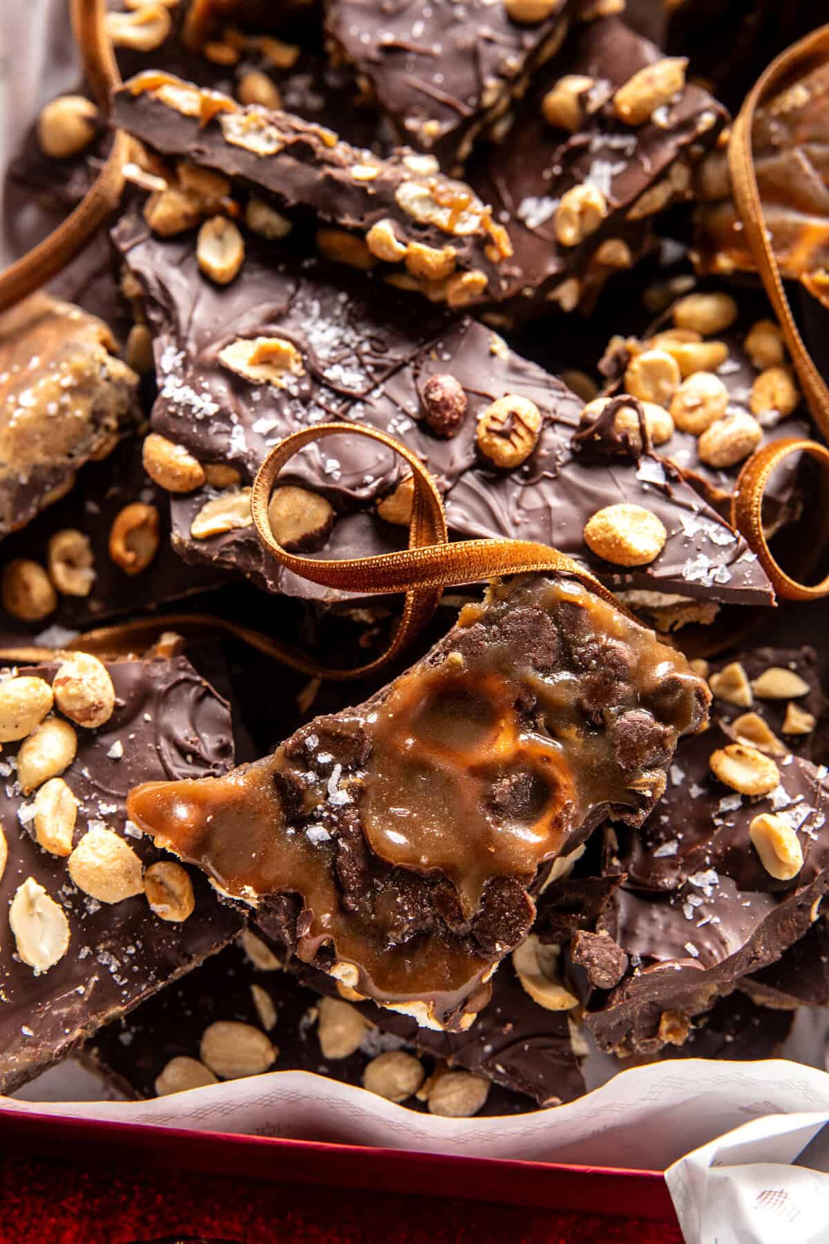 Chocolate Pretzel Toffee | halfbakedharvest.com