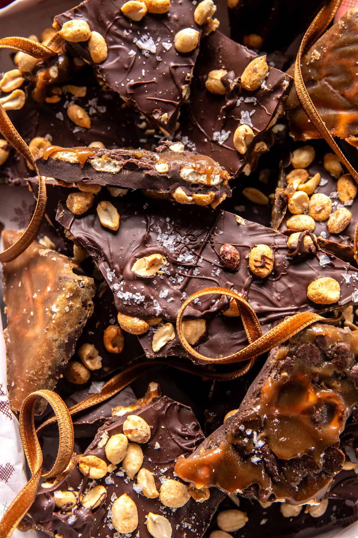 Chocolate Pretzel Toffee | halfbakedharvest.com