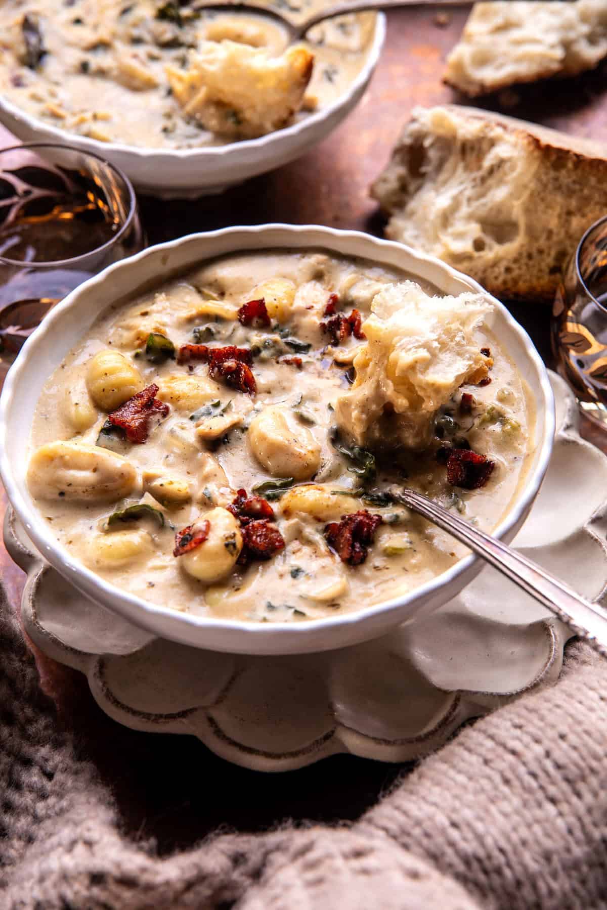 Creamy Chicken Gnocchi Soup | halfbakedharvest.com