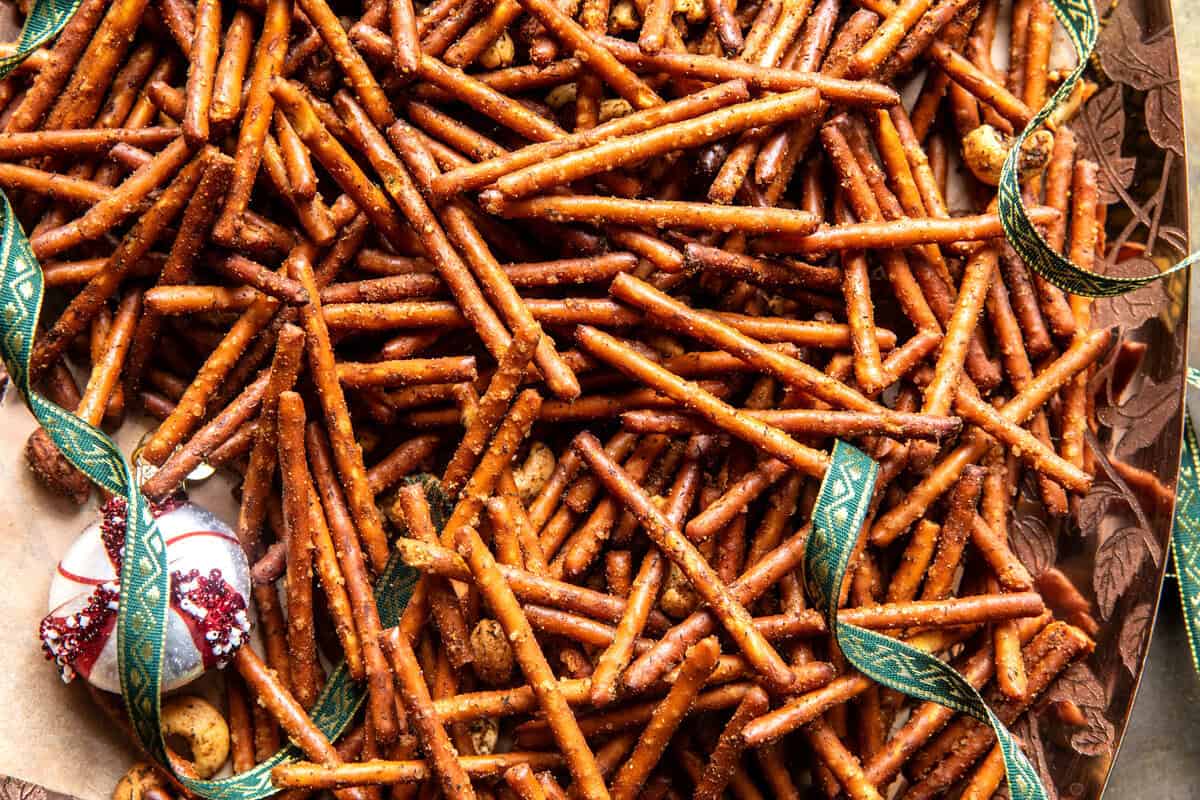 Holiday Pretzel Mix | halfbakedharvest.com