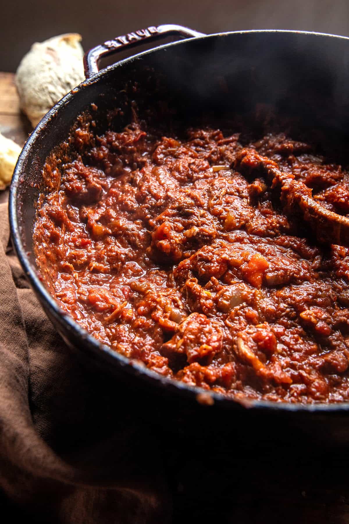 Pot Roast Sunday Sauce with Rigatoni | halfbakedharvest.com