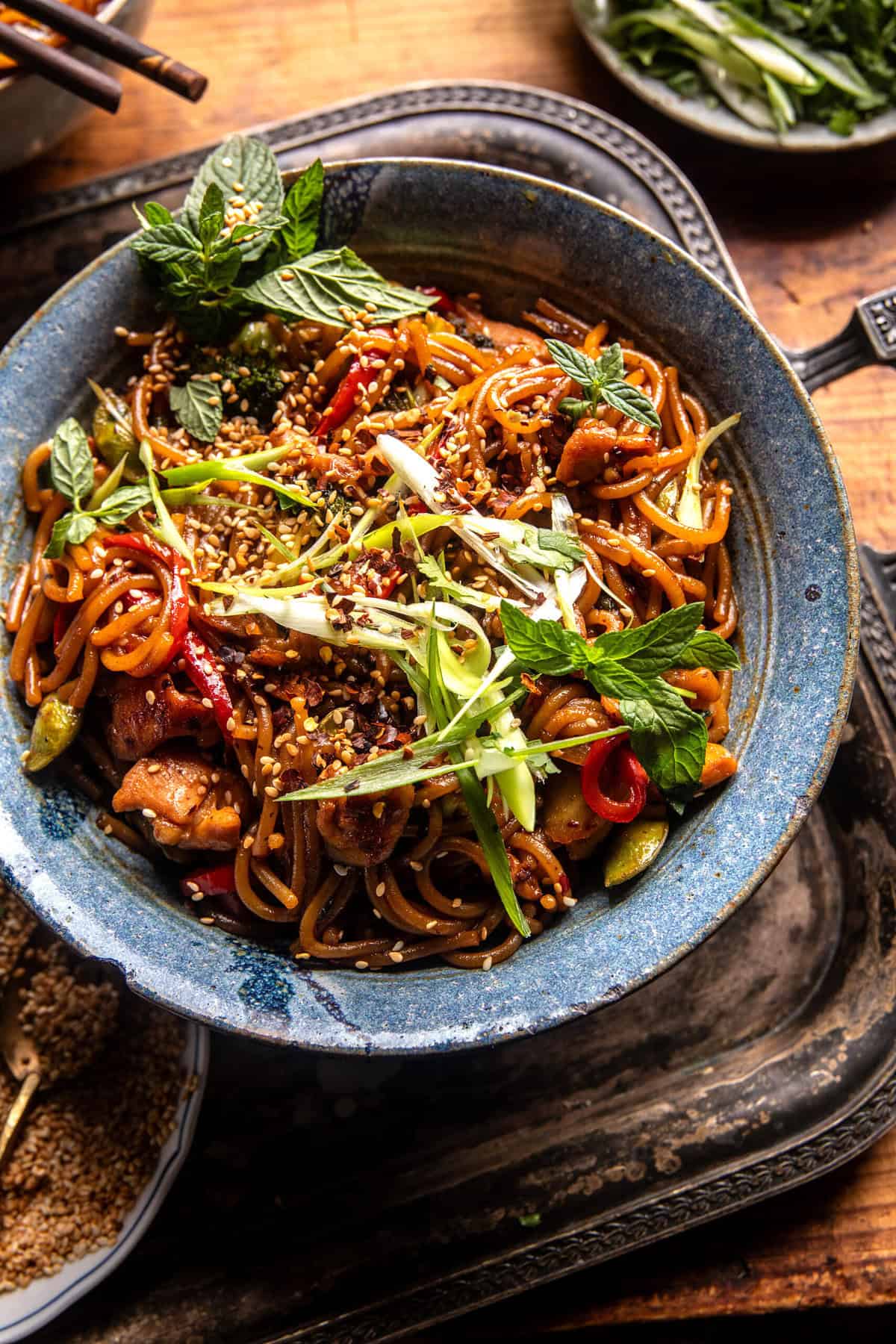 20 Minute Honey Garlic Chicken Udon Noodles | halfbakedharvest.com