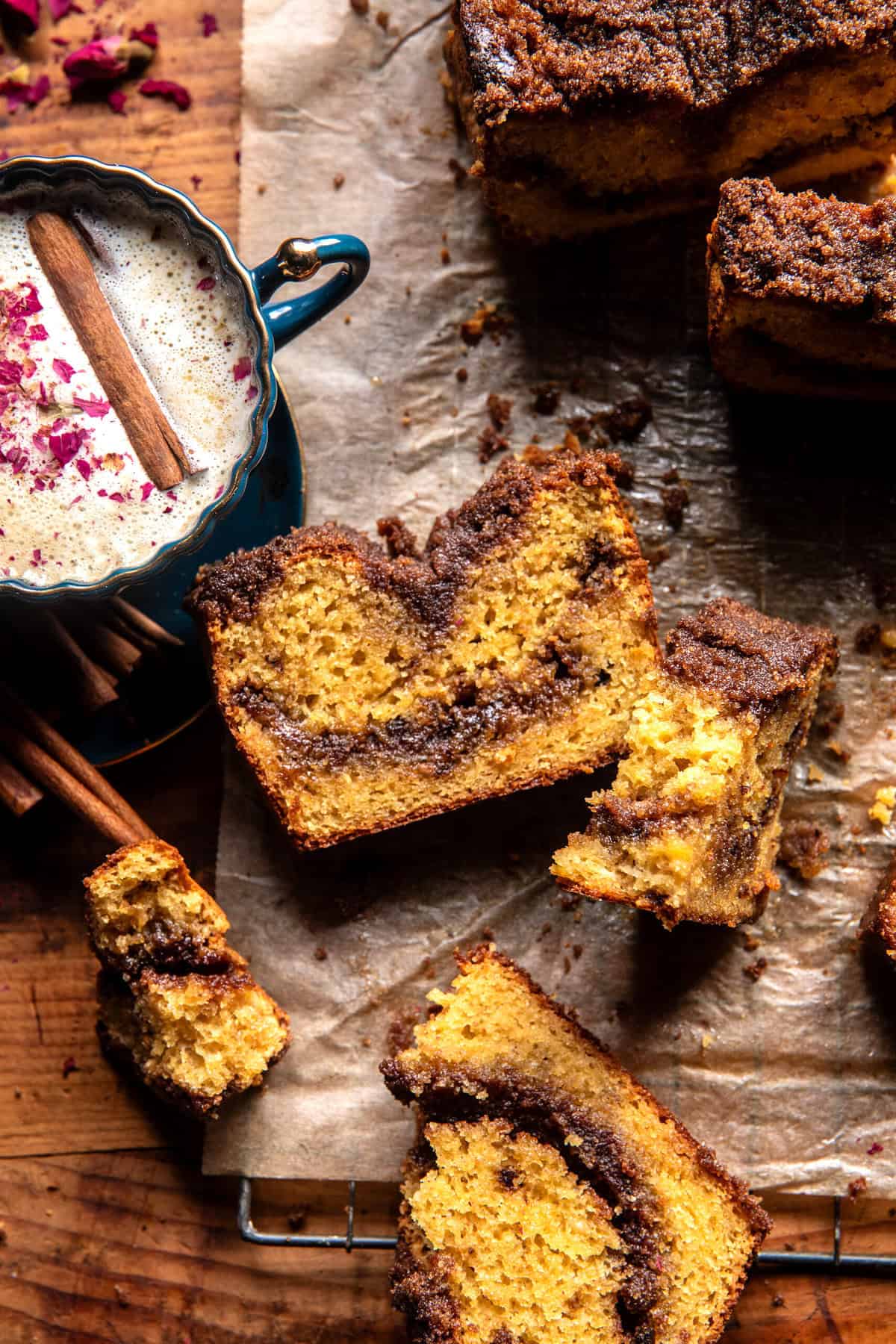 Cinnamon Crunch Yogurt Coffee Cake | halfbakedharvest.com