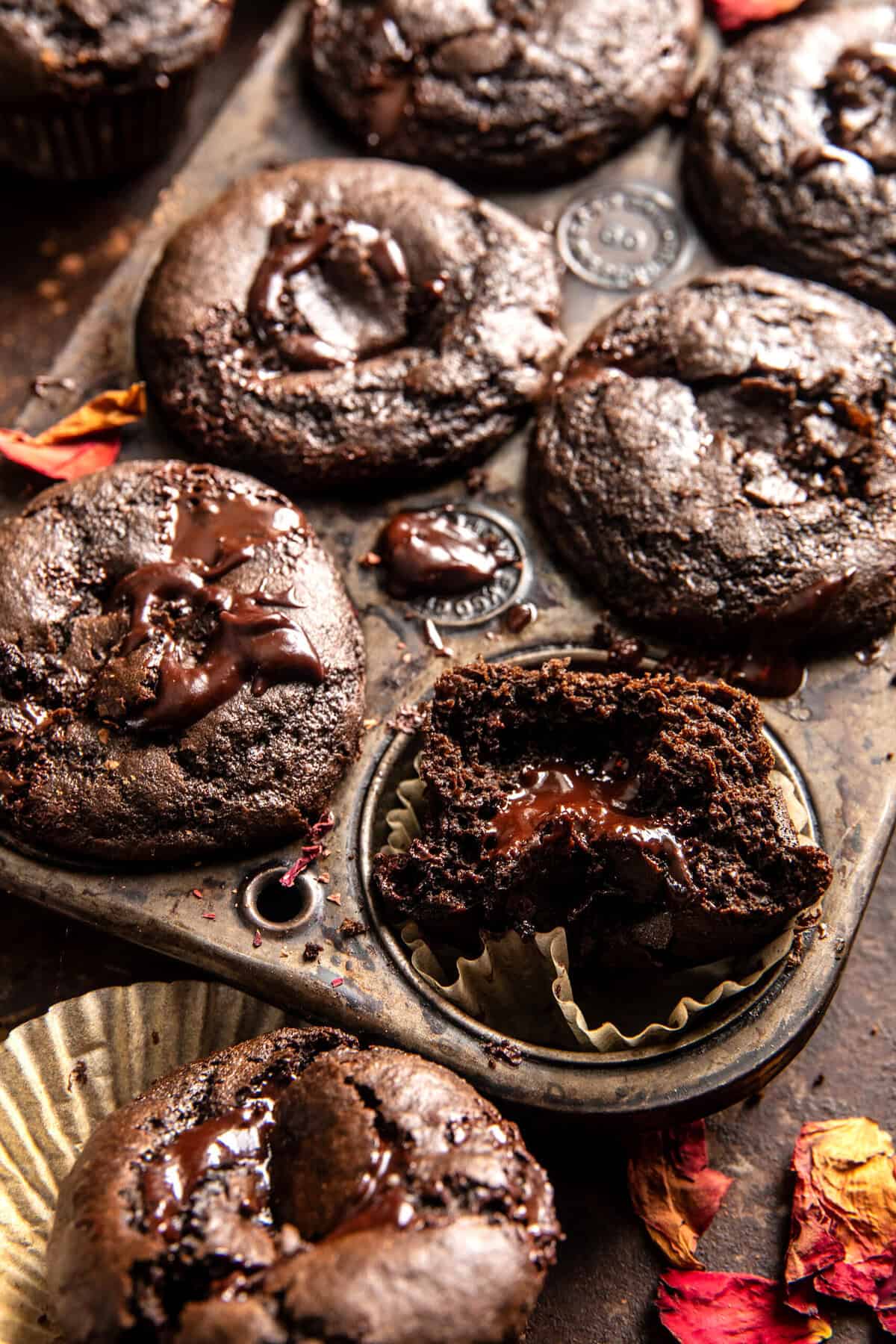 Double Chocolate Muffins | halfbakedharvest.com