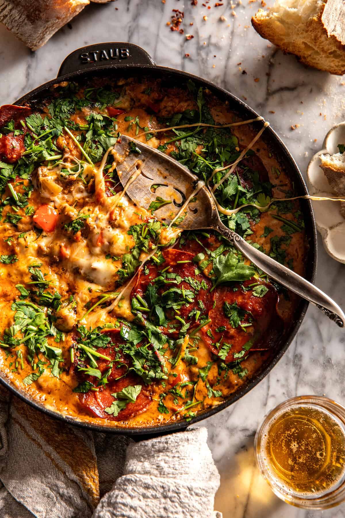 Sloppy Hot Italian Cheese Dip | halfbakedharvest.com