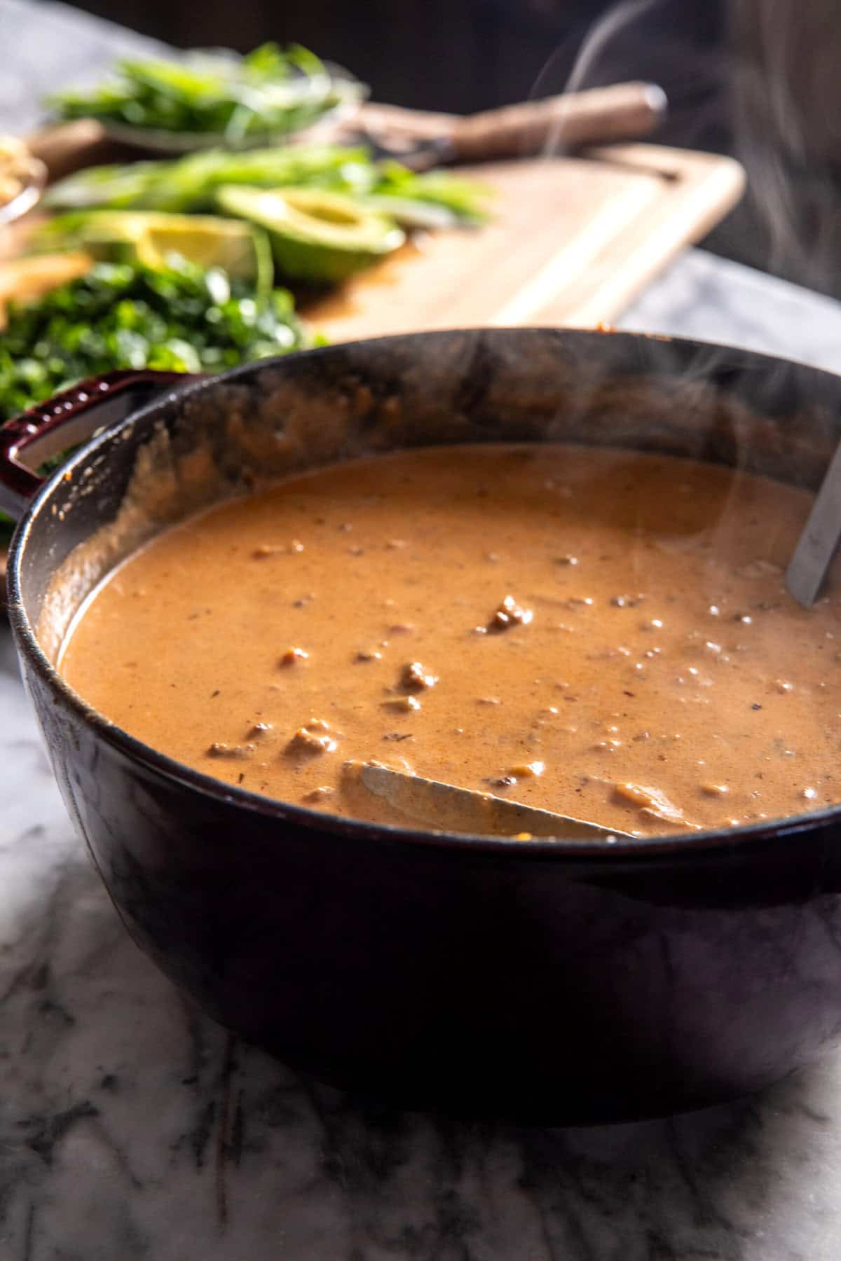 Spicy Chili Beer Cheese Soup | halfbakedharvest.com