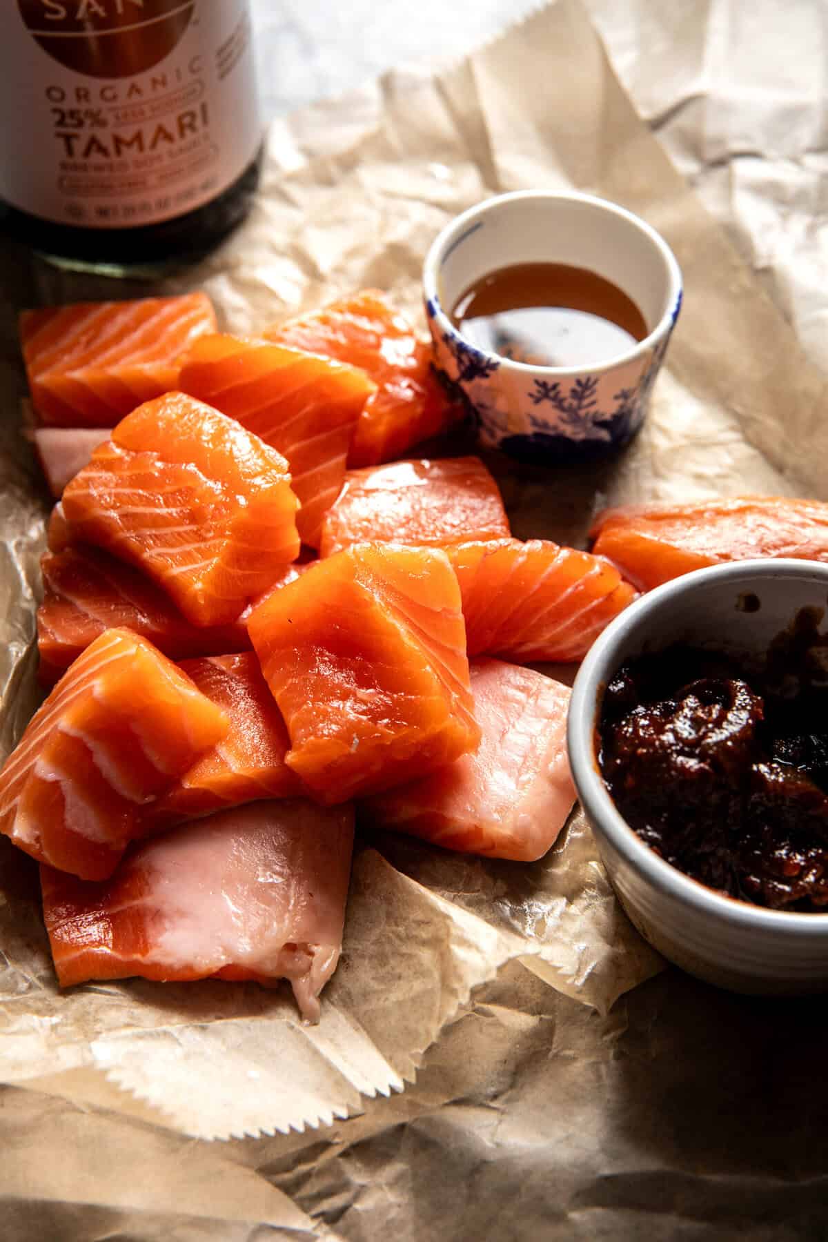 Spicy Chipotle Honey Salmon Rice Salad | halfbakedharvest.com