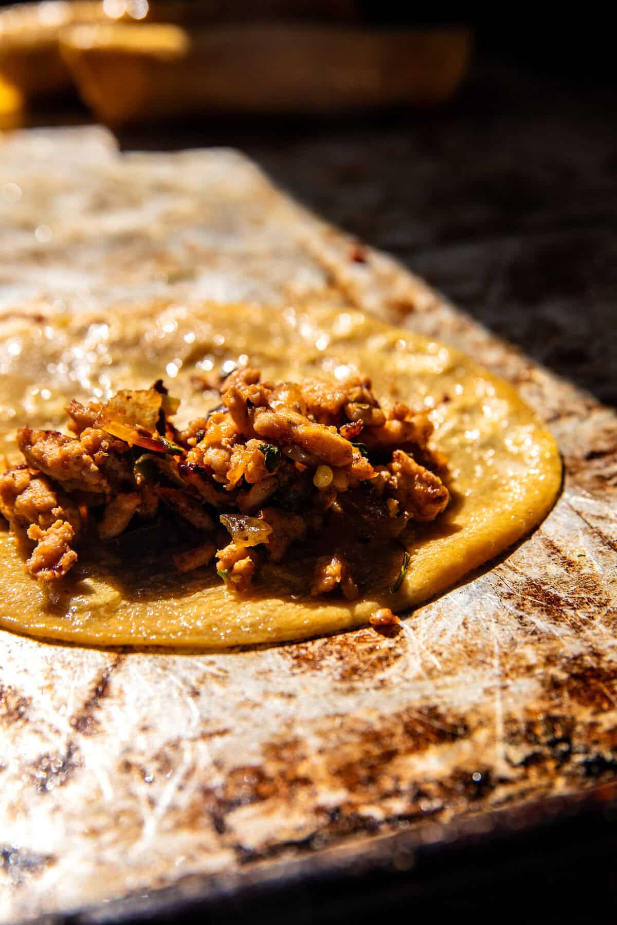 Baked Cheesy Cuban Chicken Taquitos | halfbakedharvest.com