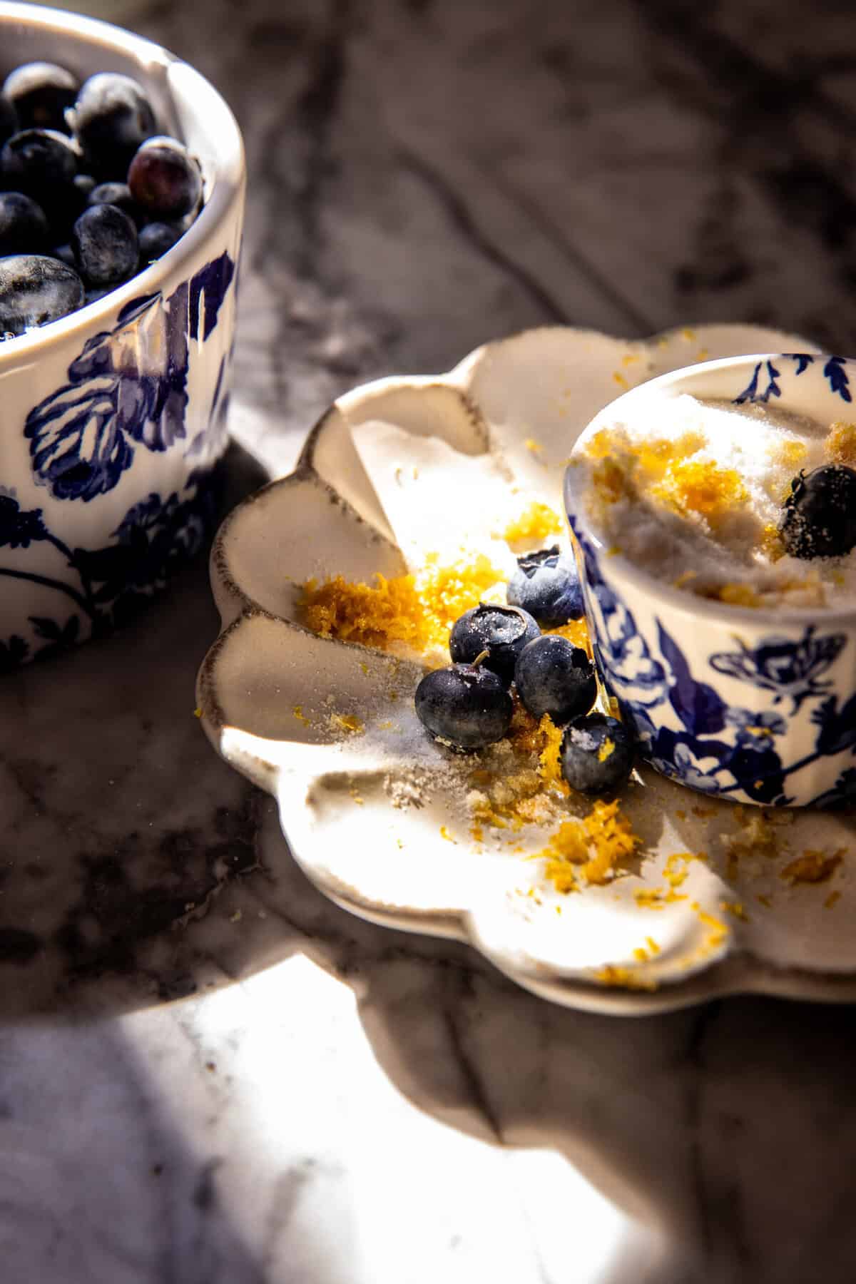 Blueberry Yogurt Coffee Cake Muffins | halfbakedharvest.com