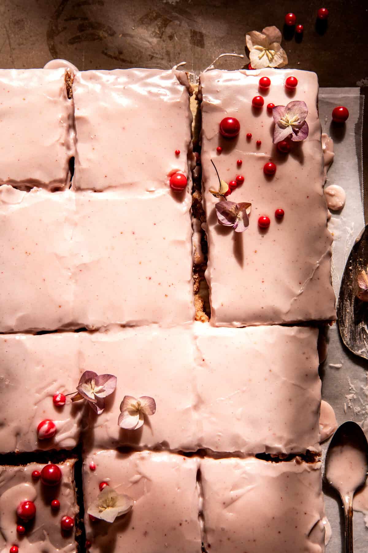 Strawberry Poptart Sheet Cake | halfbakedharvest.com