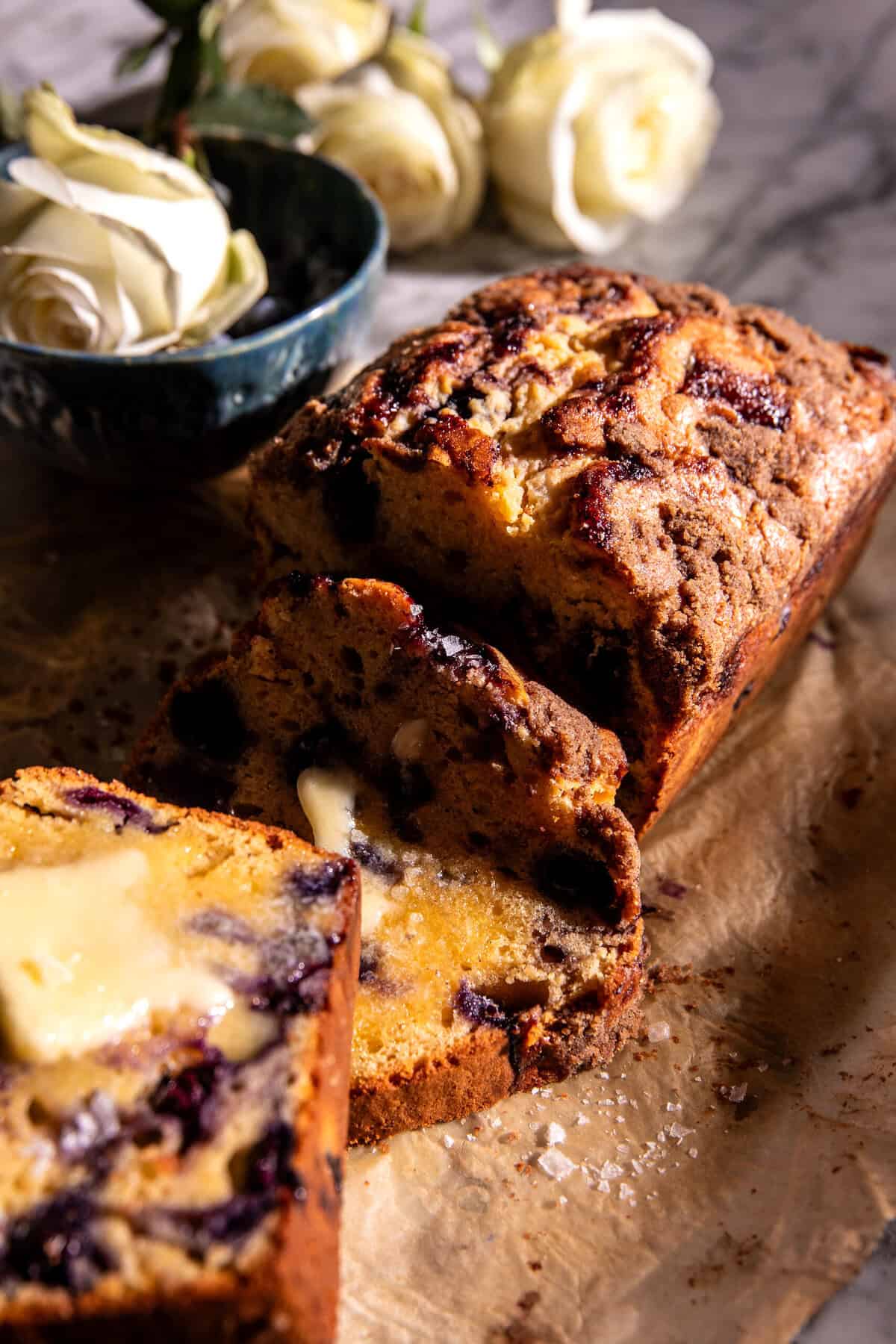Blueberry Muffin Bread | halfbakedharvest.com