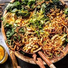 Crispy Wonton Rotisserie Chicken Salad | halfbakedharvest.com