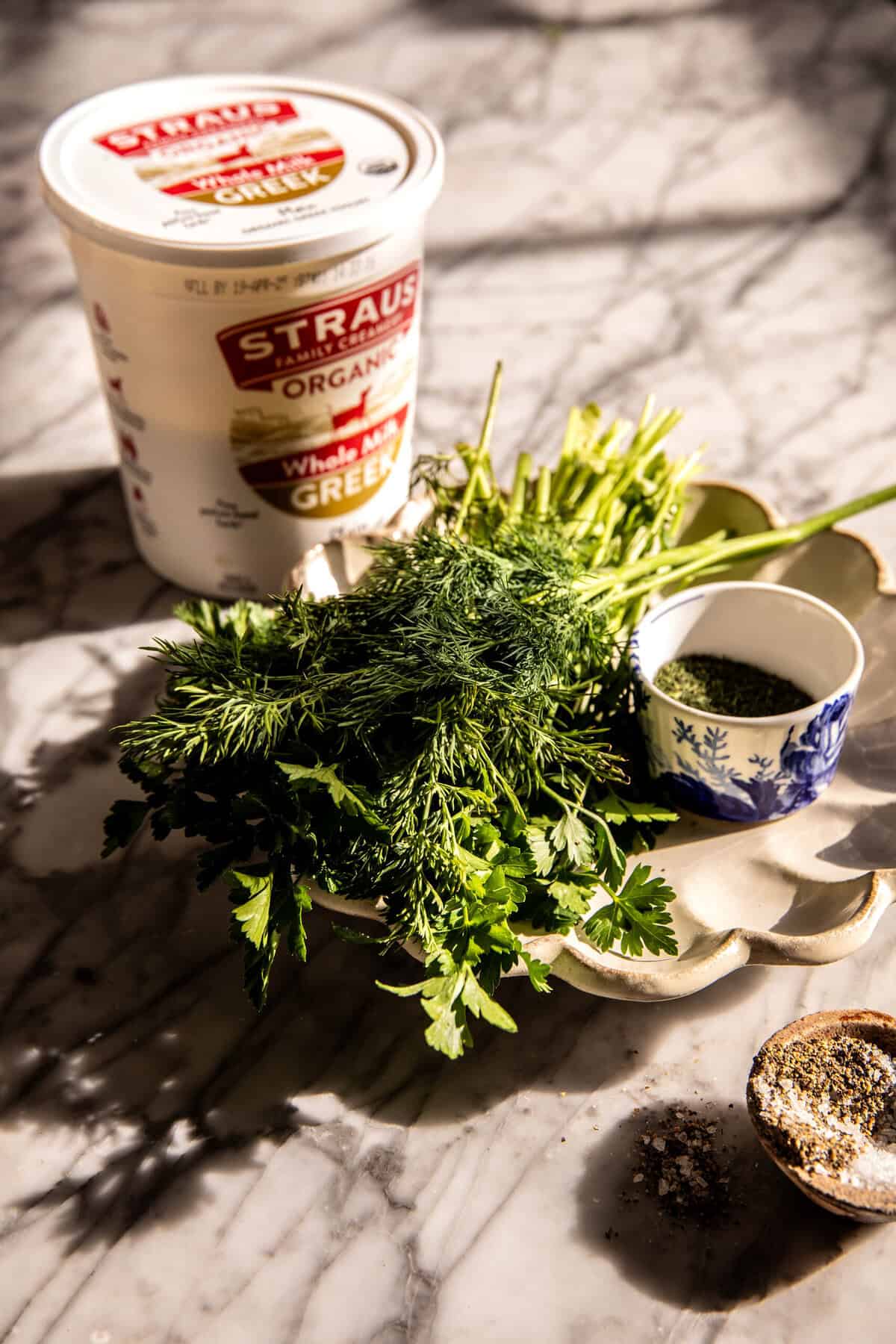 Sheet Pan Buffalo Ranch Chicken | halfbakedharvest.com
