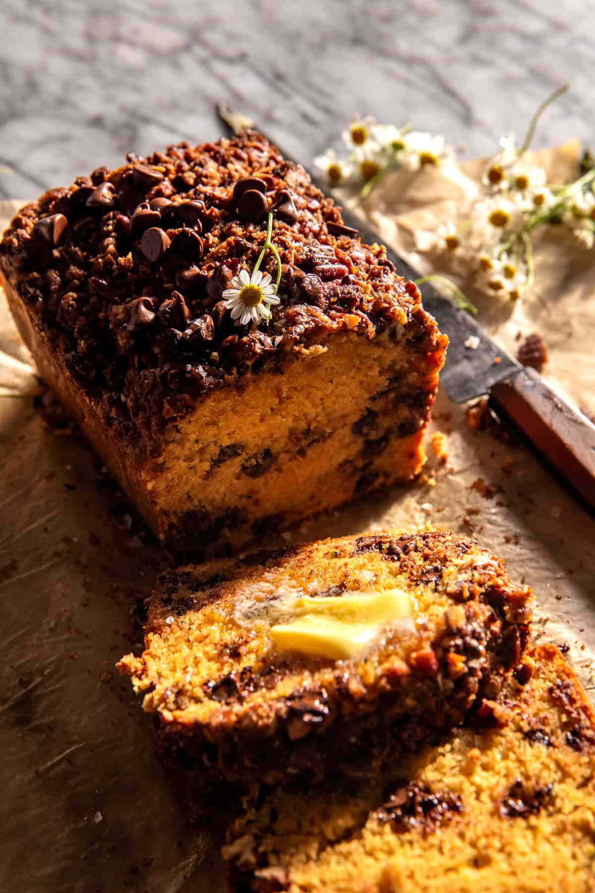 Chocolate Chip Zucchini Pecan Bread | halfbakedharvest.com
