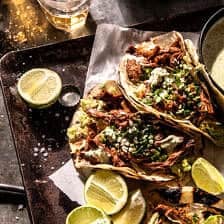 Crockpot Chuck Roast Tinga Tacos | halfbakedharvest.com