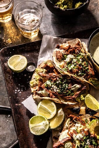 Crockpot Chuck Roast Tinga Tacos | halfbakedharvest.com