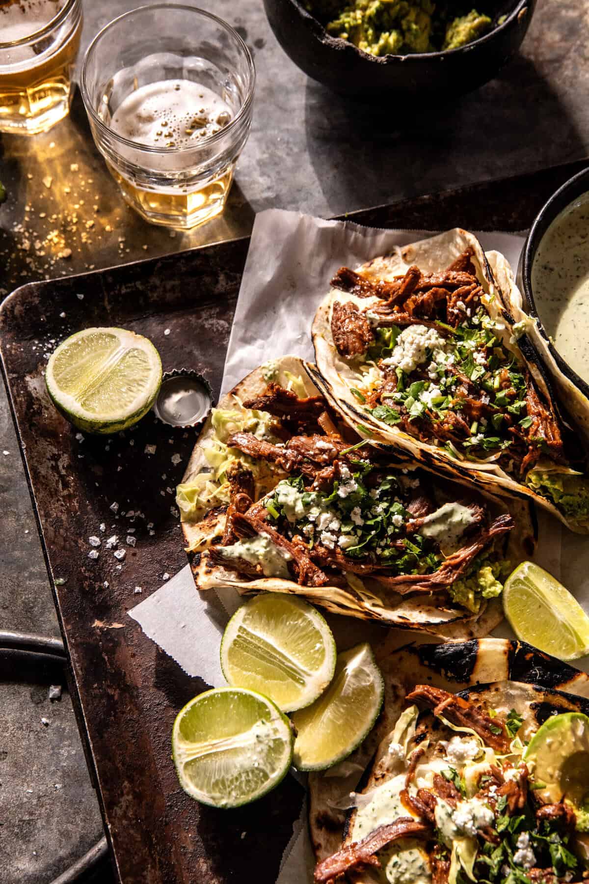 Crockpot Chuck Roast Tinga Tacos | halfbakedharvest.com