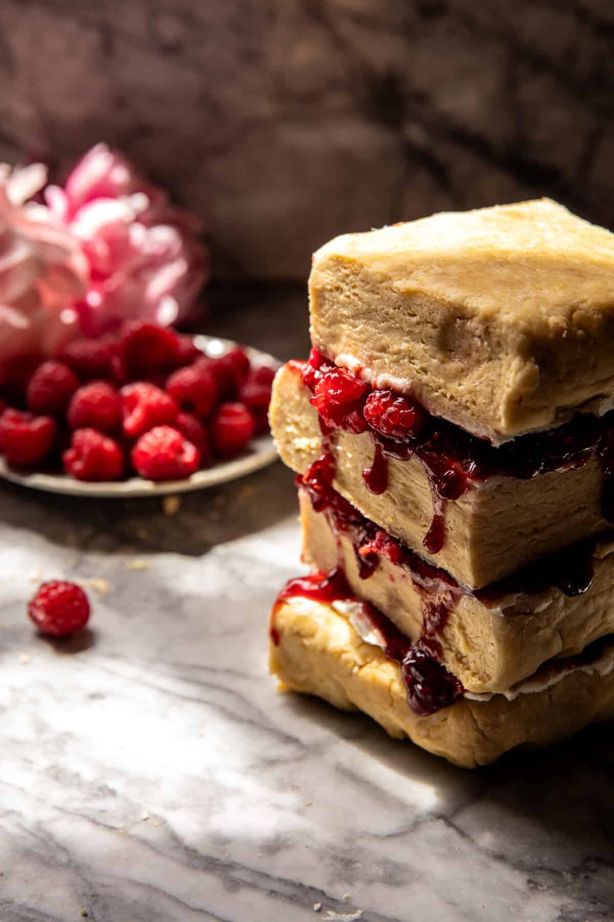 Layered Raspberry Scones | halfbakedharvest.com