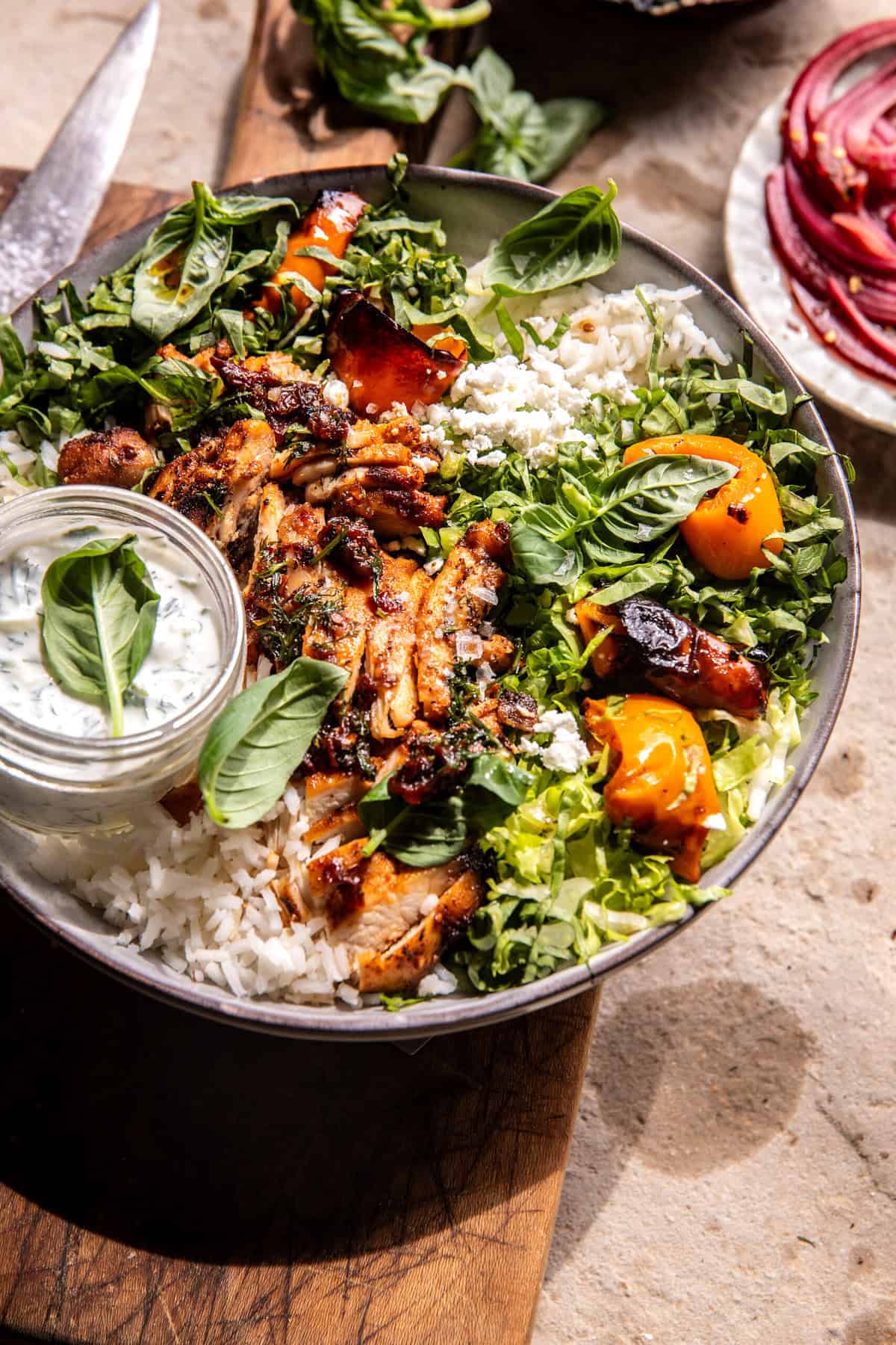 Sheet Pan Sun-Dried Tomato Chicken Bowls | halfbakedharvest.com