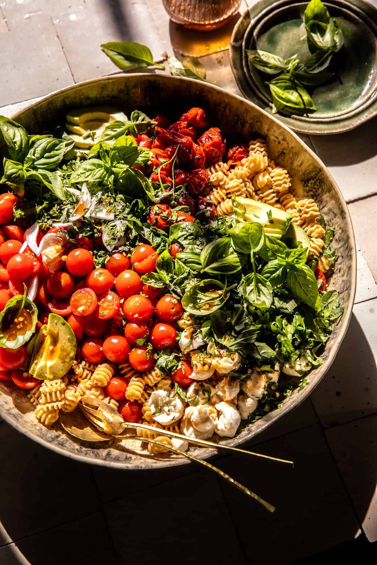 Caprese Pasta Salad | halfbakedharvest.com