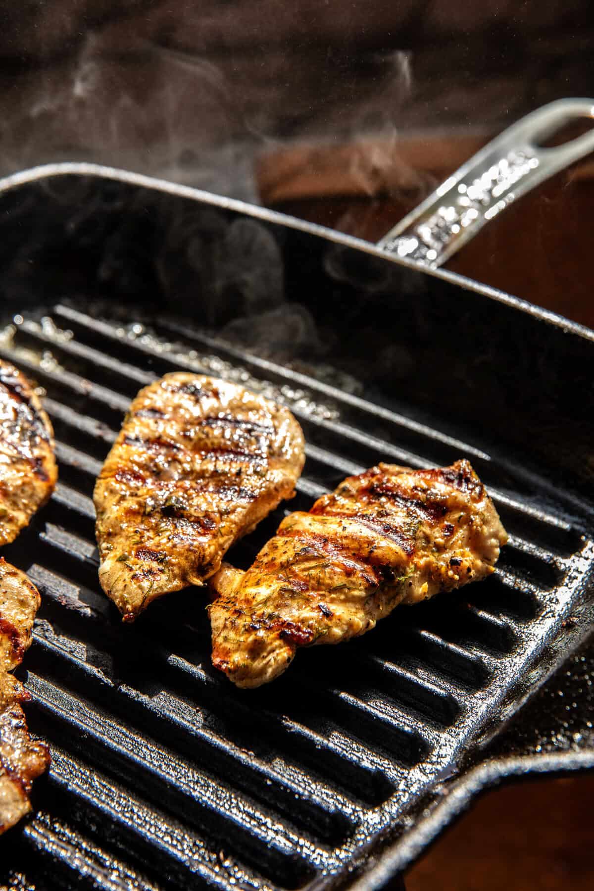 Dill Pickle Salt and Vinegar Chicken Salad - halfbakedharvest.com