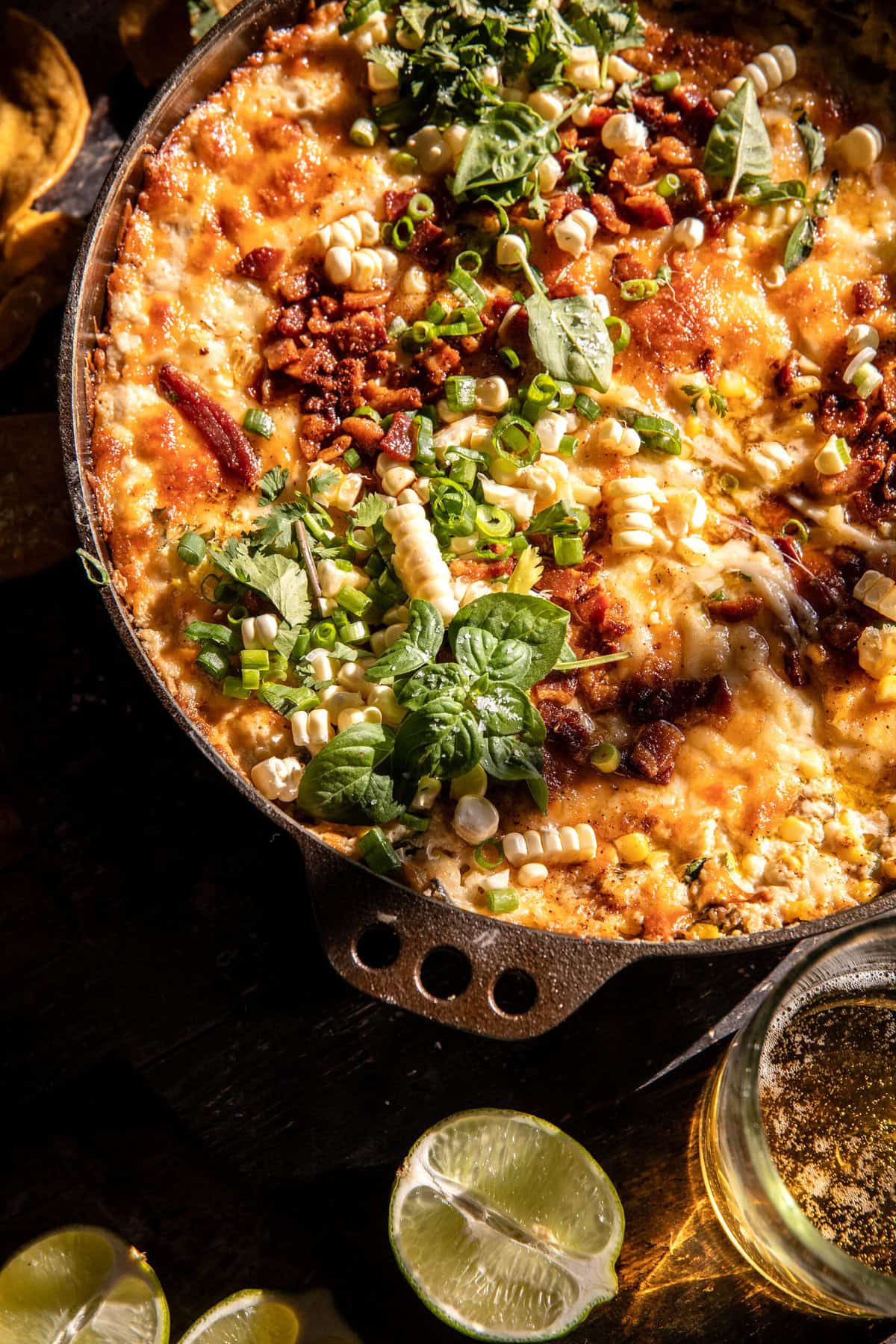 Hot Bacon Corn Dip | halfbakedharvest.com