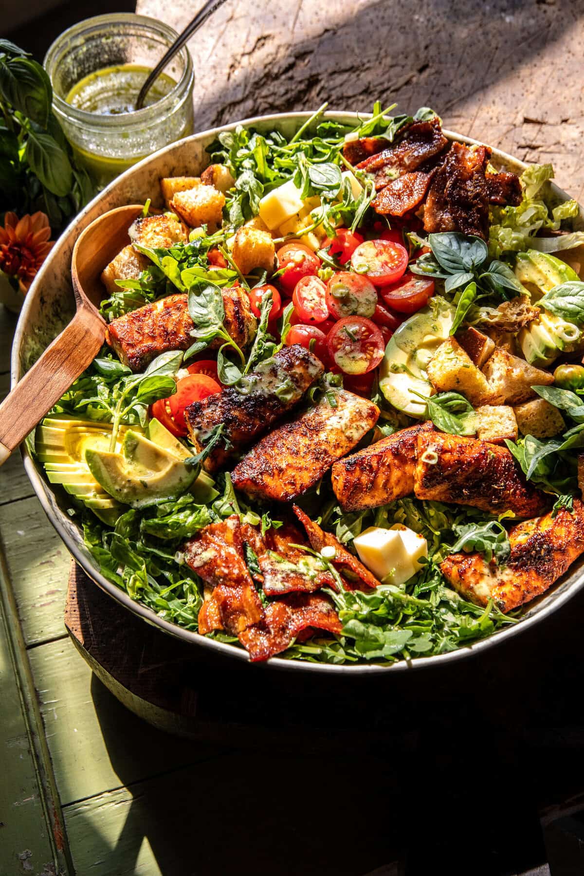 Salmon Club Salad | halfbakedharvest.com