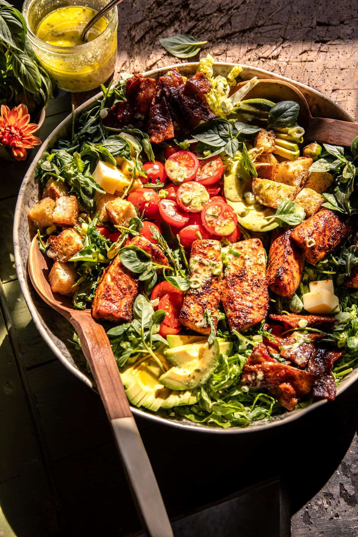 Salmon Club Salad | halfbakedharvest.com