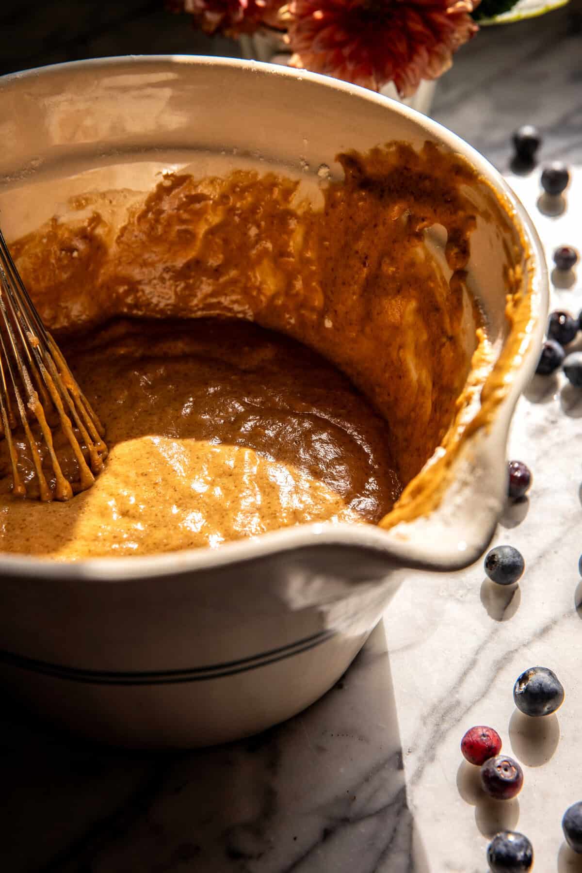 Easy Blueberry Ginger Cookie Cobbler | halfbakedharvest.com