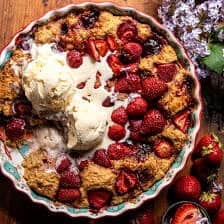 Easy Strawberry Spoon Cake | halfbakedharvest.com