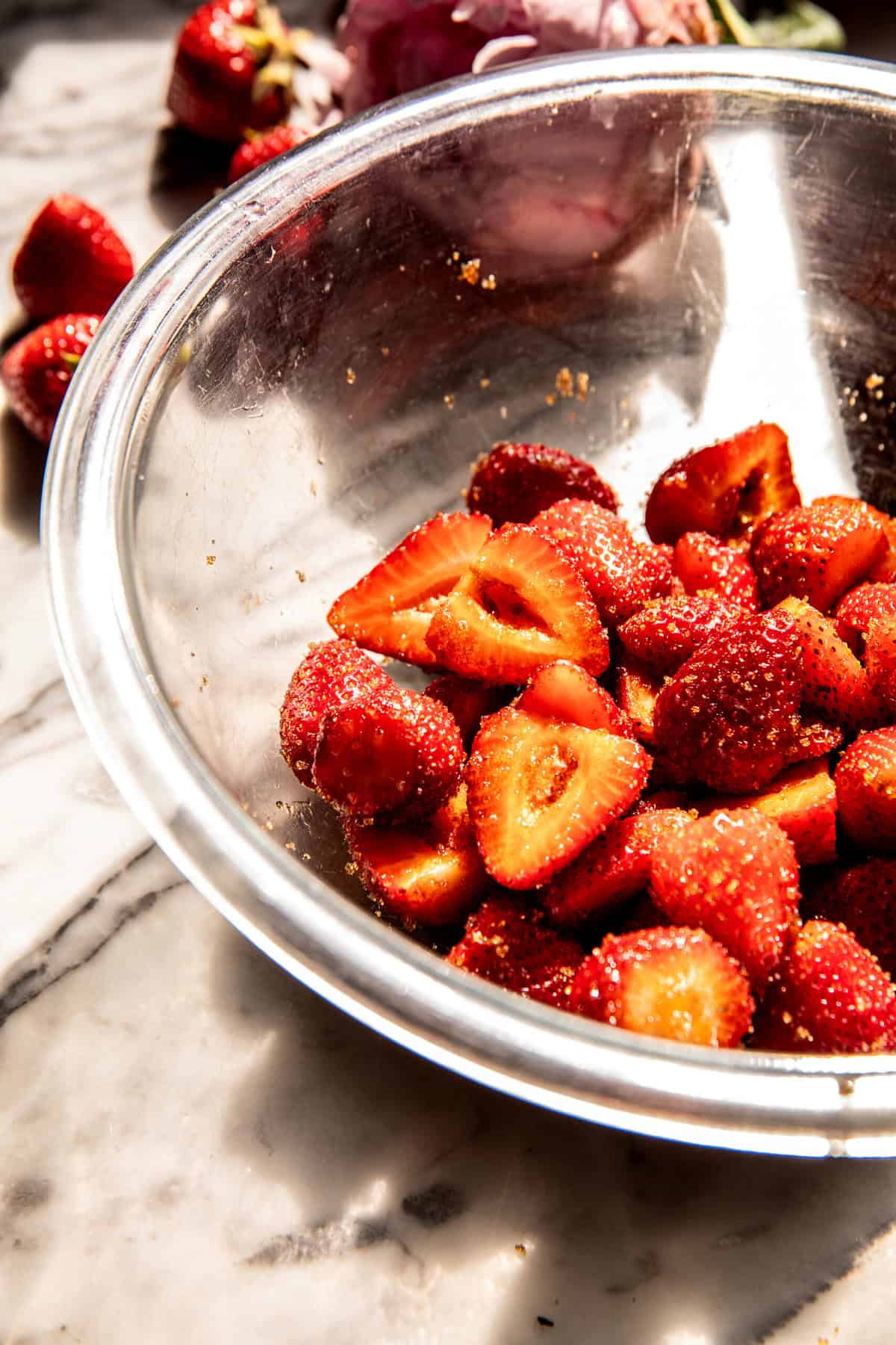 Easy Strawberry Spoon Cake | halfbakedharvest.com