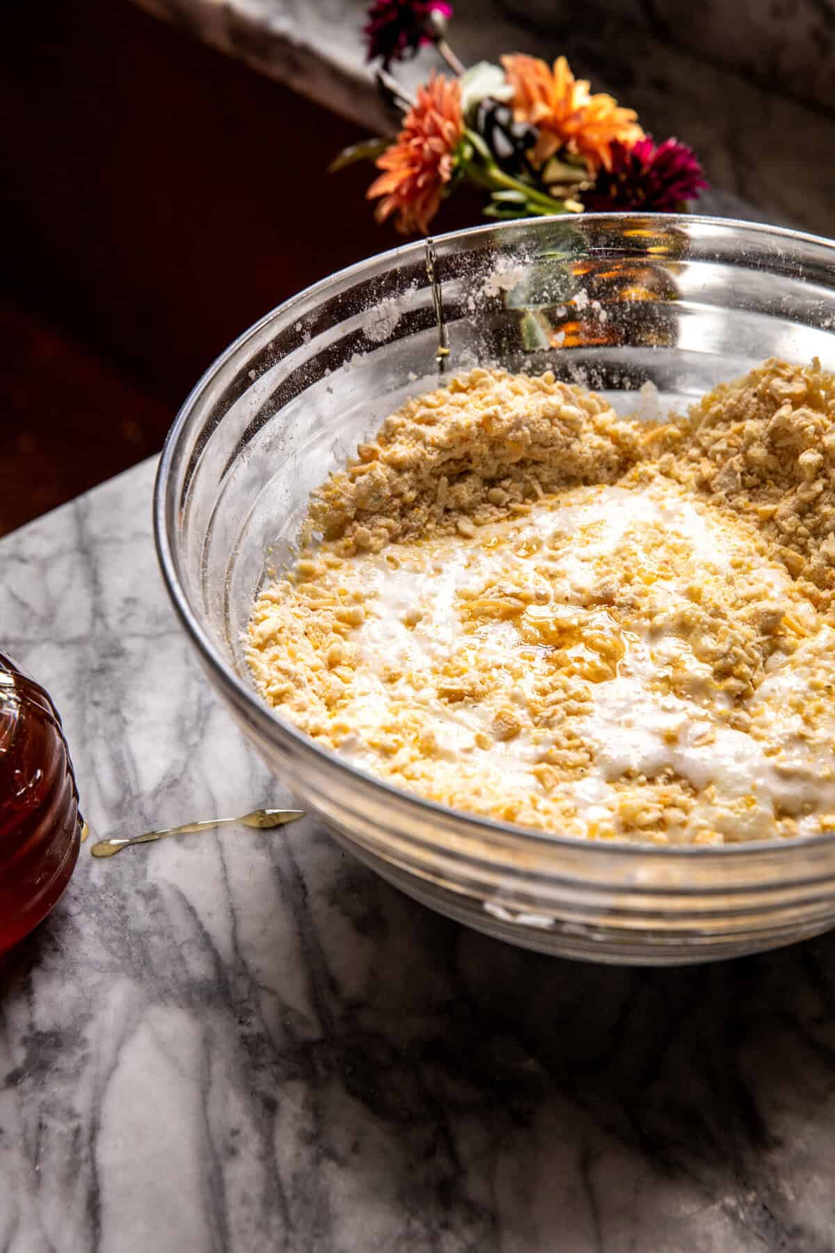 Jalapeno Honey Butter Cheddar Corn Biscuits | halfbakedharvest.com