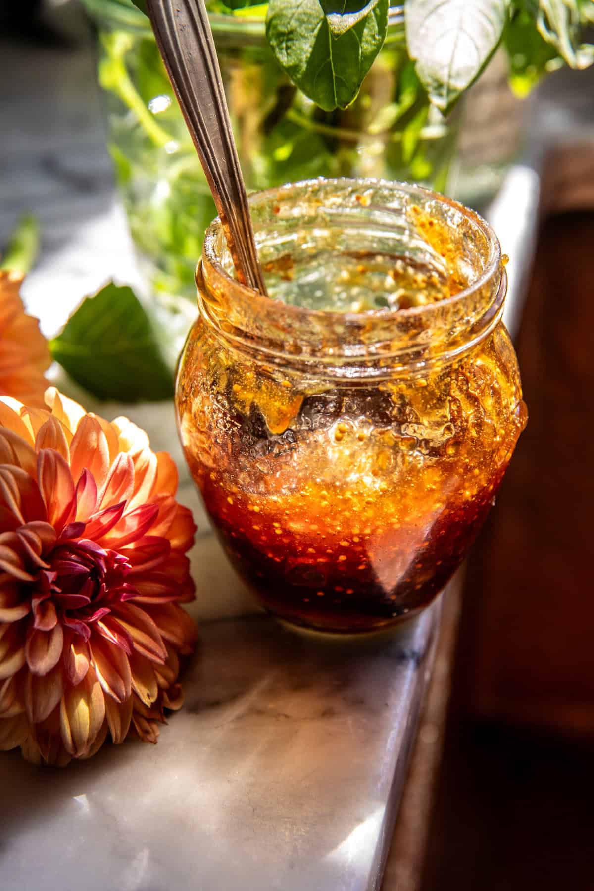 Smashed Burrata with Jam and Pistachios | halfbakedharvest.com