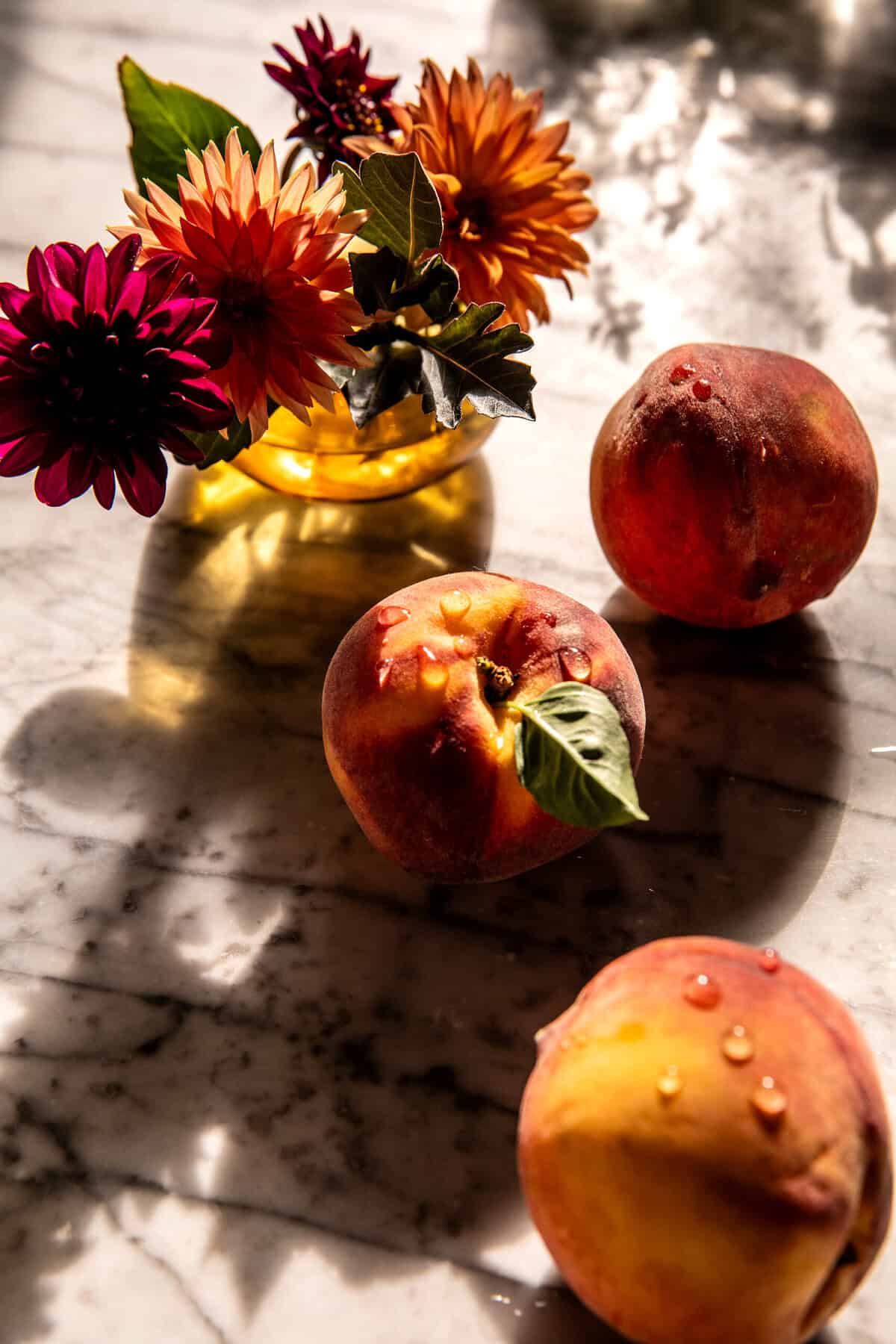 6 Ingredient Peach Magic Cookies | halfbakedharvest.com