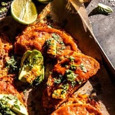 Baked Chipotle Beef and Melted Cheese Tacos | halfbakedharvest.com