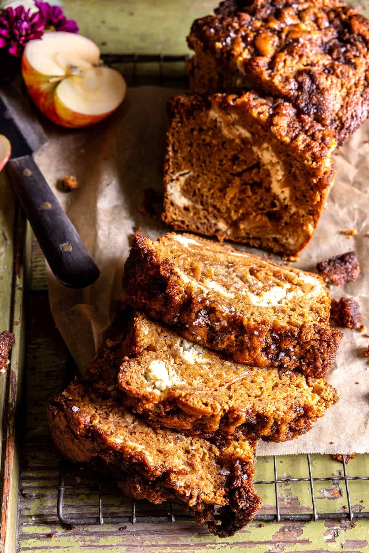 Chai Spiced Apple Butter Muffin Bread | halfbakedharvest.com