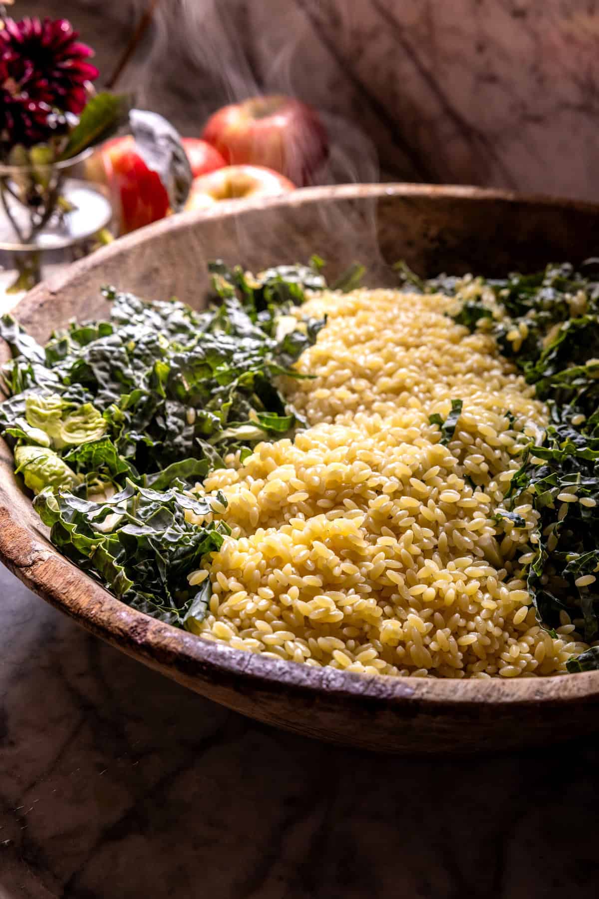 Fall Harvest Apple Orzo Salad | halfbakedharvest.com