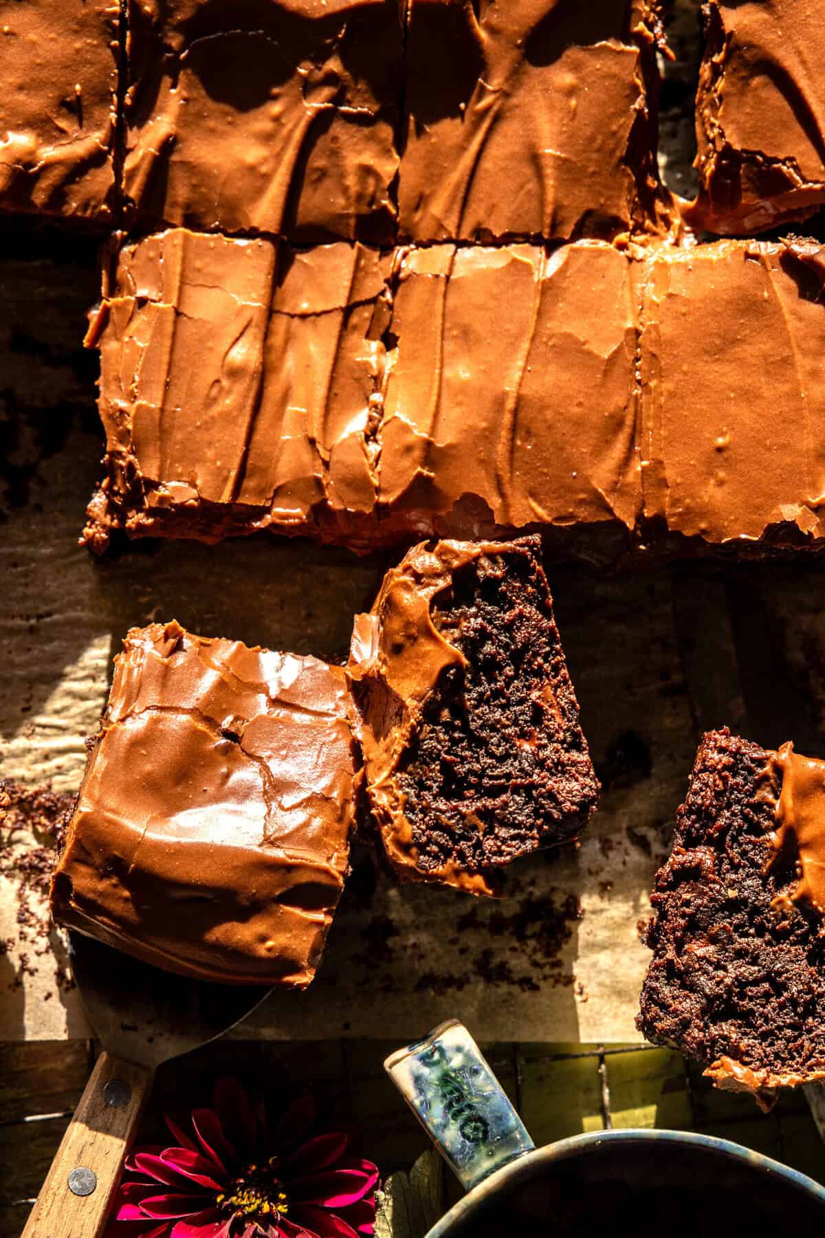 Thick and Fudgy Zucchini Brownies | halfbakedharvest.com