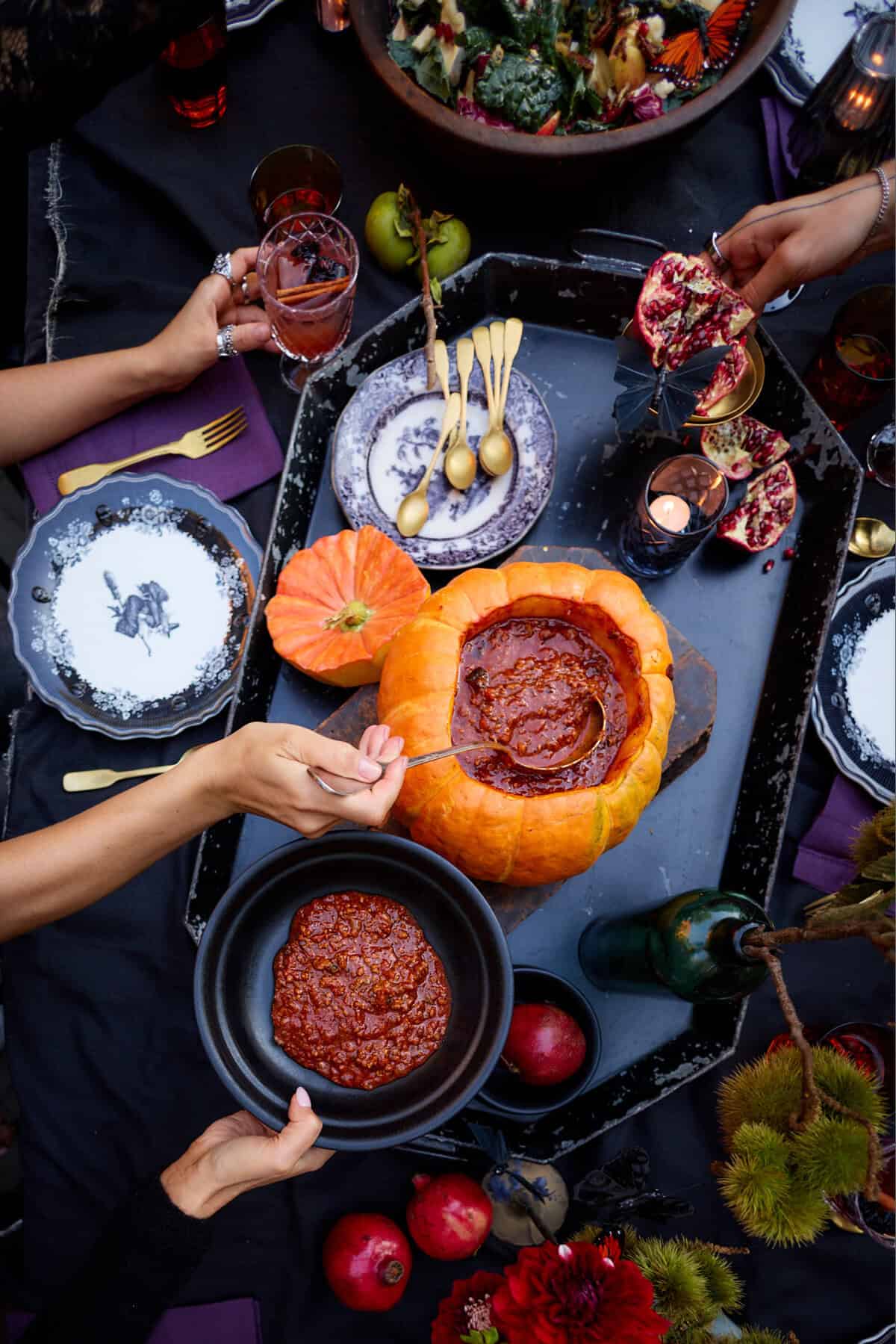 A Bewitchingly Halloween Chili Dinner | halfbakedharvest.com