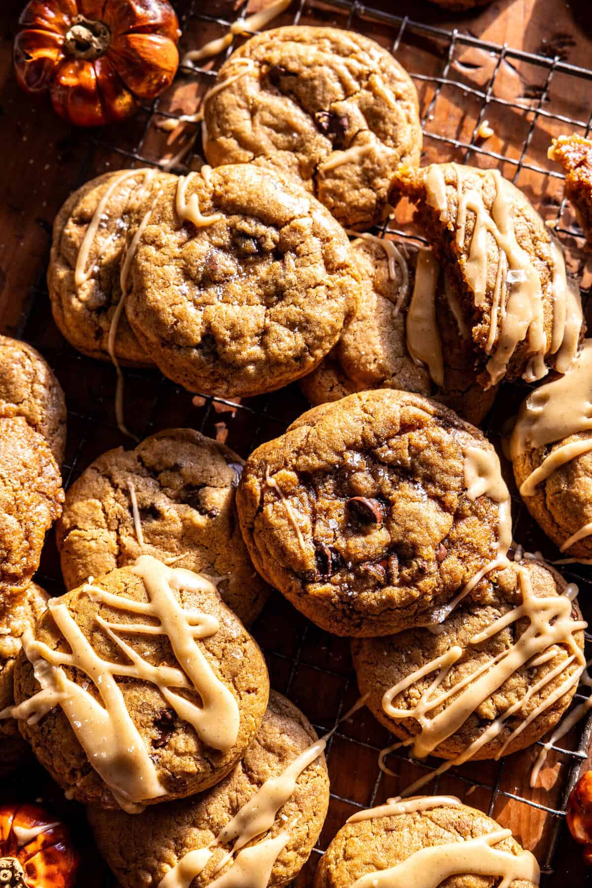 Brown Sugar Maple Pumpkin Butter Cookies | halfbakedharvest.com