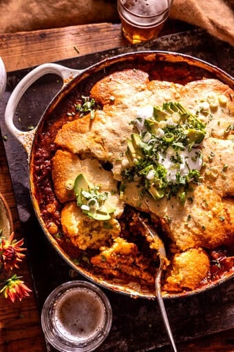 Chili Cornbread Casserole | halfbakedharvest.com