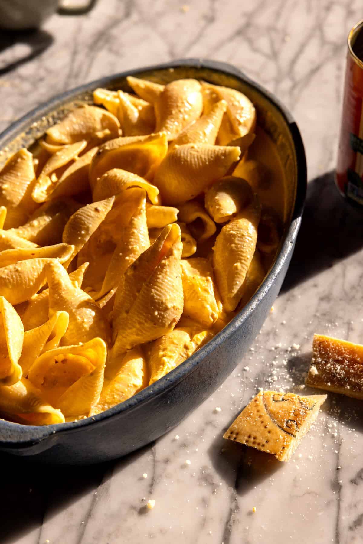 Mix and Bake Pumpkin Gouda Shells | halfbakedharvest.com